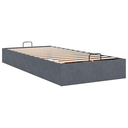 Struttura Letto Pouf Senza Materasso 100x200 cm Velluto