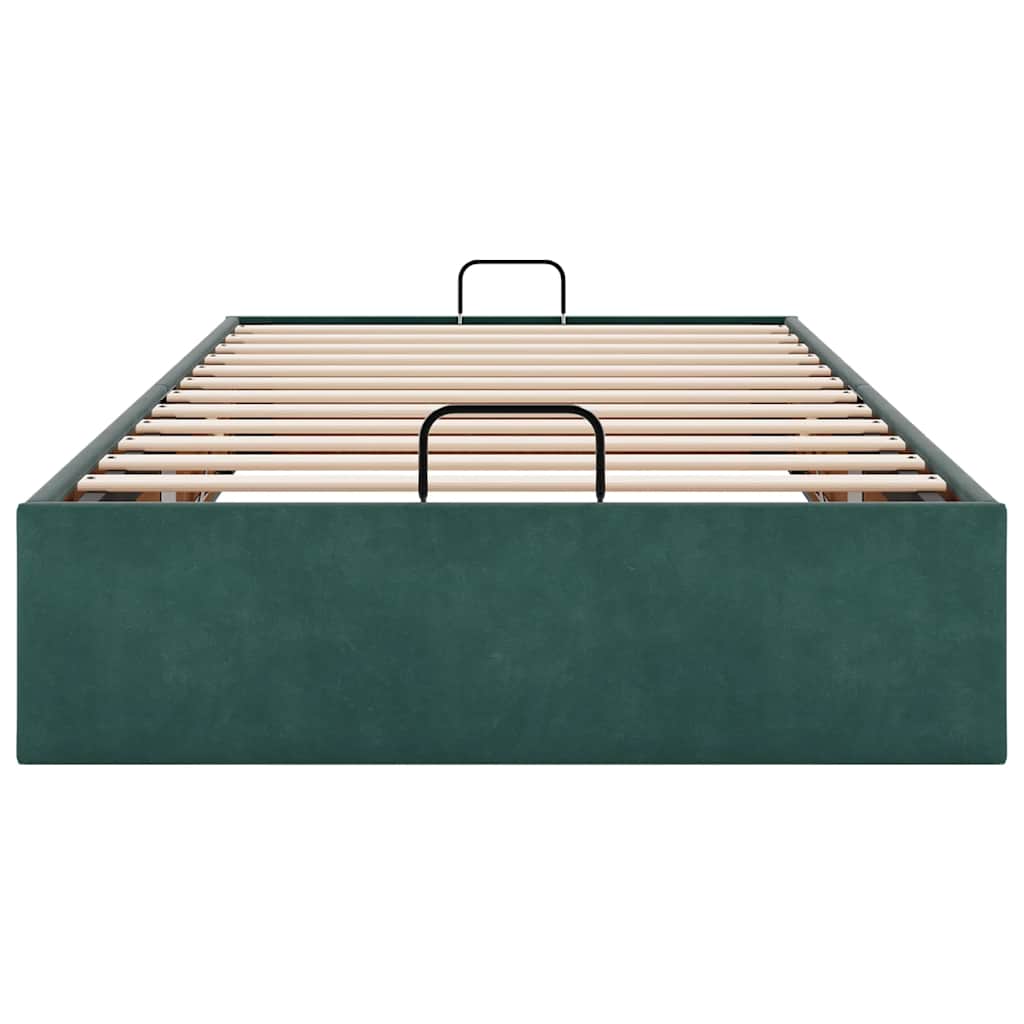 Struttura Letto Pouf Senza Materasso 100x200 cm Velluto