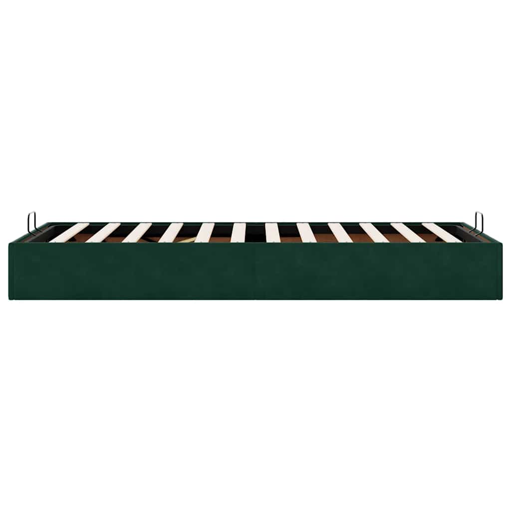 Struttura Letto Pouf Senza Materasso 100x200 cm Velluto