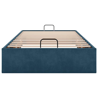 Struttura Letto Pouf Senza Materasso 100x200 cm Velluto