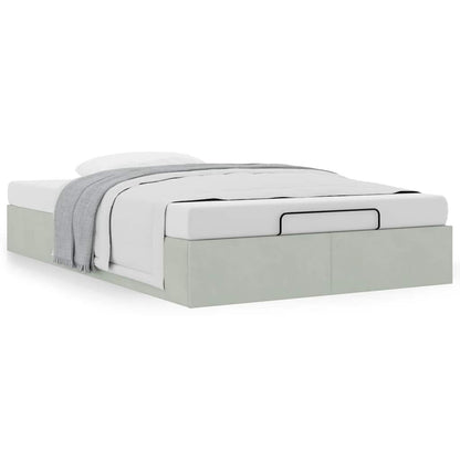 Struttura Letto Pouf Senza Materasso 120x190 cm Velluto