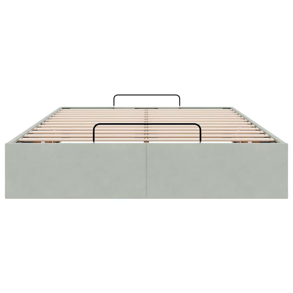 Struttura Letto Pouf Senza Materasso 120x190 cm Velluto