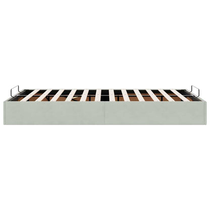 Struttura Letto Pouf Senza Materasso 120x190 cm Velluto | homemem39