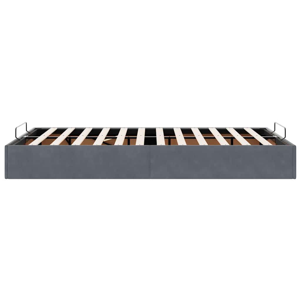 Struttura Letto Pouf Senza Materasso 80x200 cm Velluto