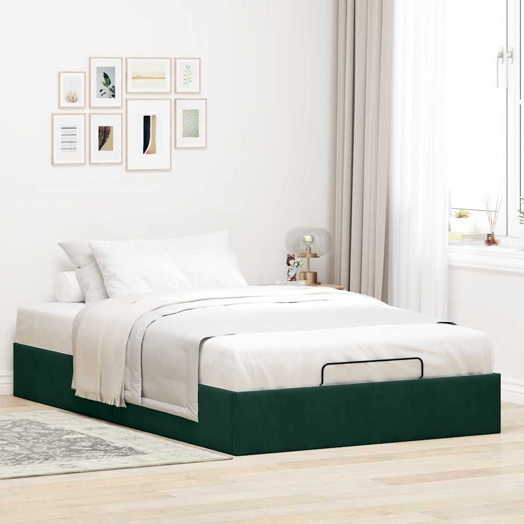 Struttura Letto Pouf Senza Materasso 120x190 cm Velluto | homemem39