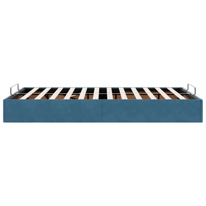 Struttura Letto Pouf Senza Materasso 120x190 cm Velluto | homemem39