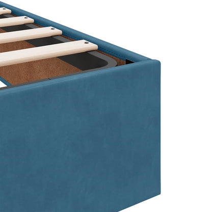 Struttura Letto Pouf Senza Materasso 120x190 cm Velluto | homemem39