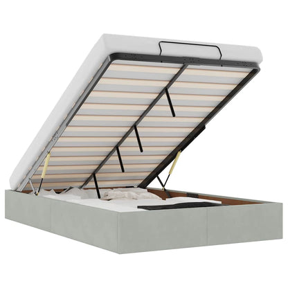 Struttura Letto Pouf Senza Materasso 120x200 cm Velluto - homemem39