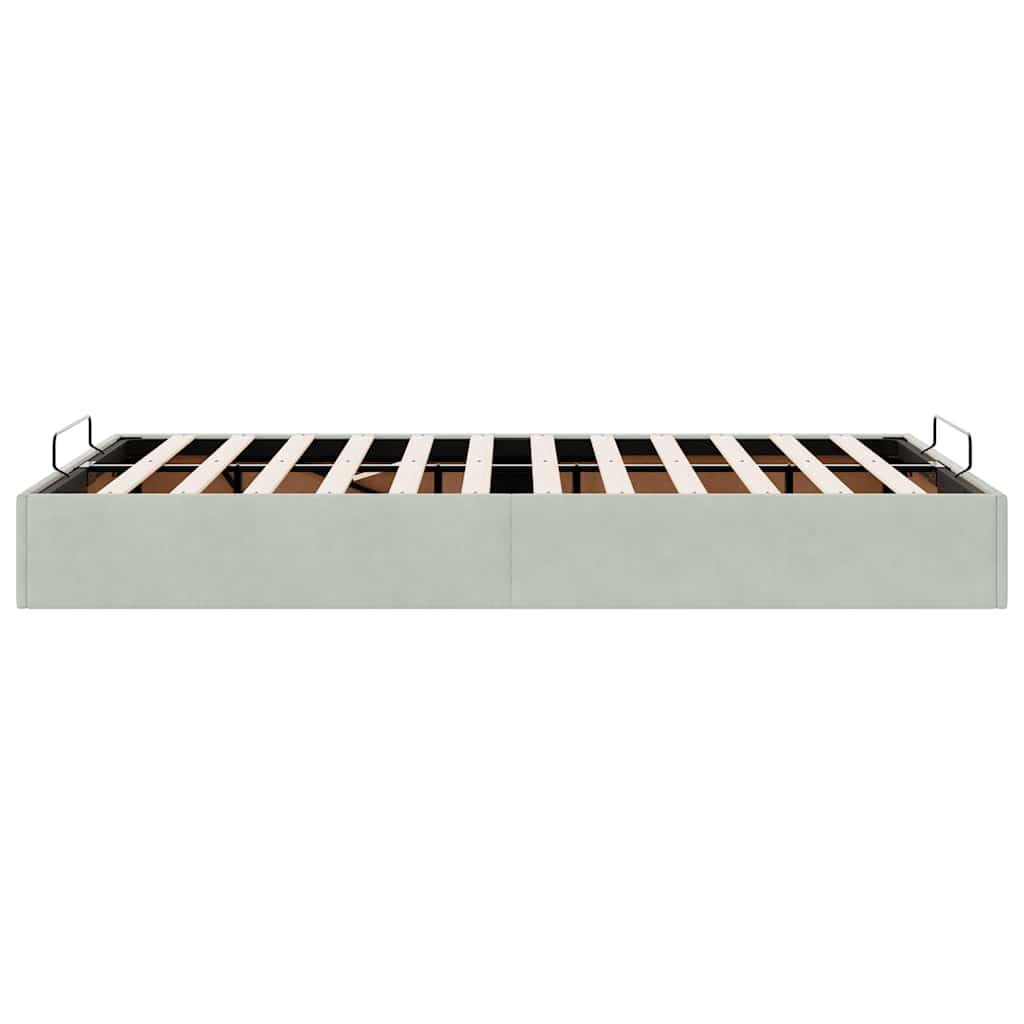 Struttura Letto Pouf Senza Materasso 120x200 cm Velluto