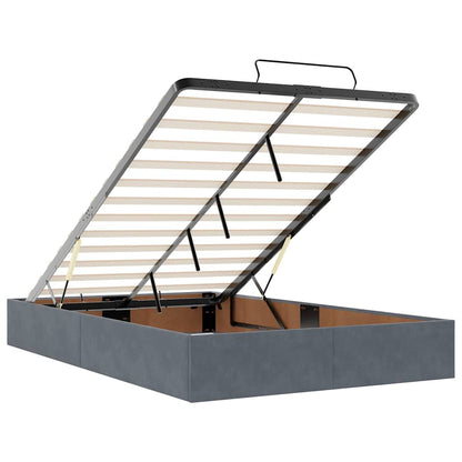 Struttura Letto Pouf Senza Materasso 120x200 cm Velluto - homemem39