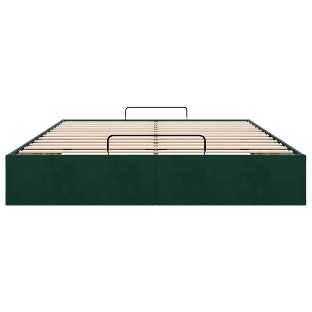 Struttura Letto Pouf senza Materasso 140x190 cm in Velluto