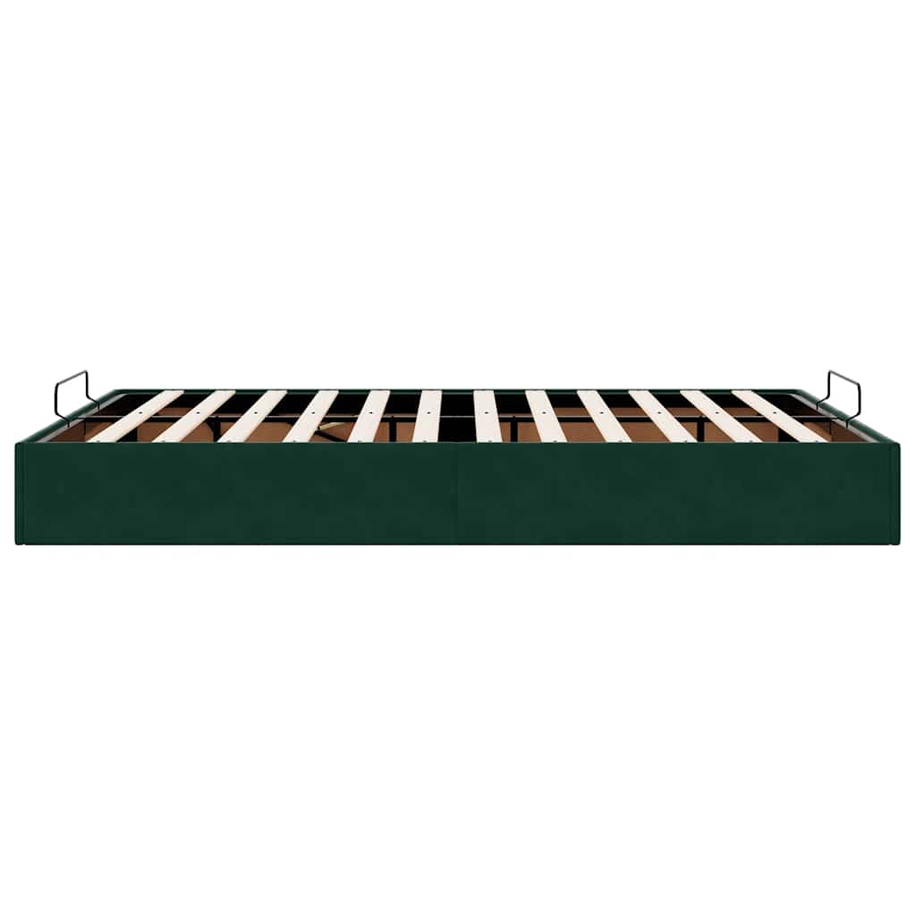 Struttura Letto Pouf senza Materasso 140x190 cm in Velluto | homemem39
