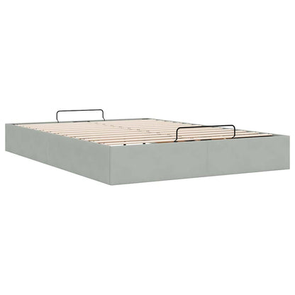 Struttura Letto Pouf senza Materasso 140x200 cm in Velluto