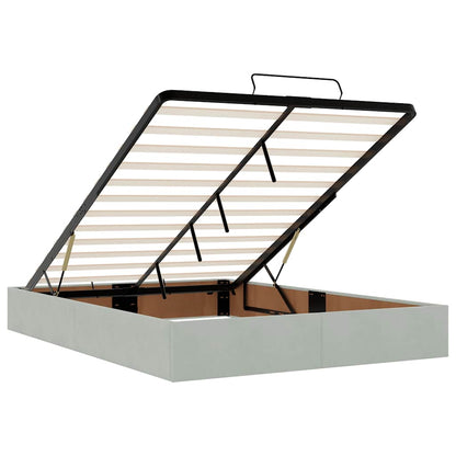 Struttura Letto Pouf senza Materasso 140x200 cm in Velluto