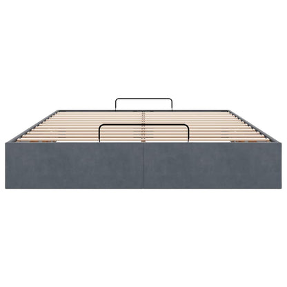 Struttura Letto Pouf senza Materasso 140x200 cm in Velluto