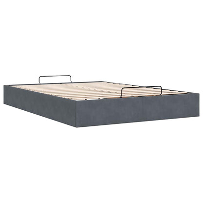 Struttura Letto Pouf senza Materasso 140x200 cm in Velluto