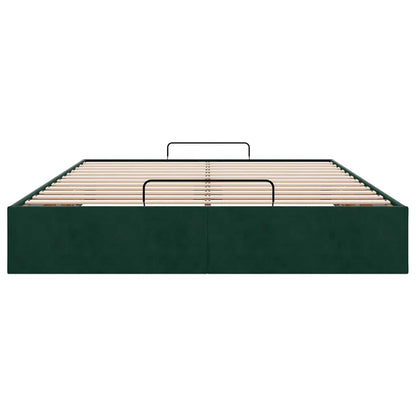Struttura Letto Pouf senza Materasso 140x200 cm in Velluto | homemem39