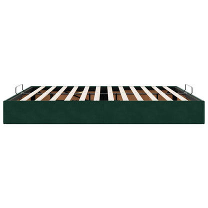 Struttura Letto Pouf senza Materasso 160x200 cm in Velluto | homemem39
