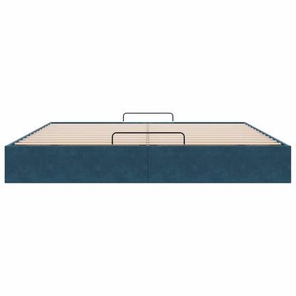 Struttura Letto Pouf senza Materasso 160x200 cm in Velluto | homemem39