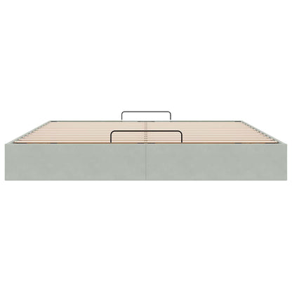 Struttura Letto Pouf senza Materasso 180x200 cm in Velluto