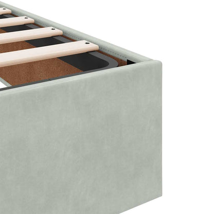 Struttura Letto Pouf senza Materasso 180x200 cm in Velluto