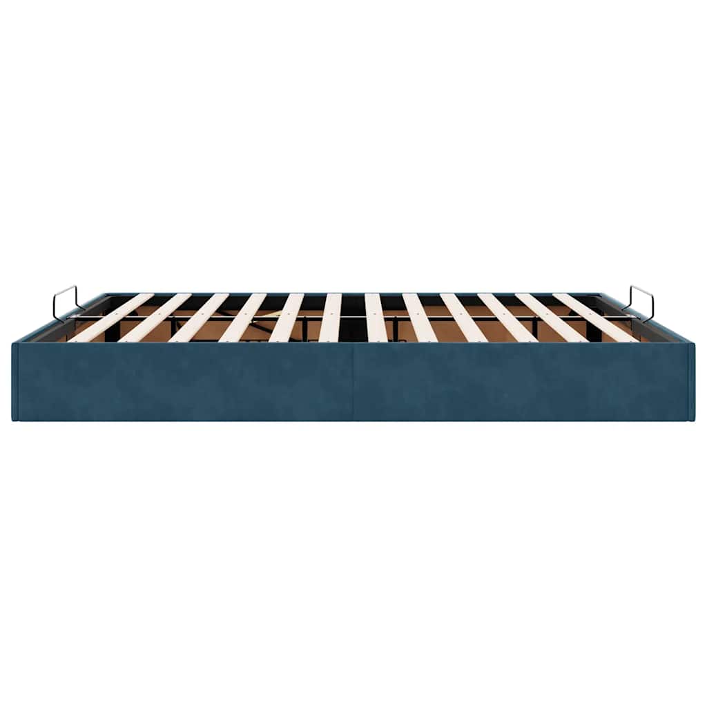 Struttura Letto Pouf senza Materasso 200x200 cm in Velluto | homemem39