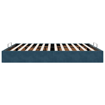 Struttura Letto Pouf senza Materasso 200x200 cm in Velluto | homemem39
