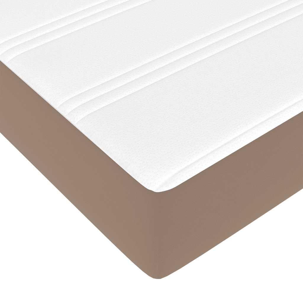 Struttura Letto Pouf con Materasso 90x200 cm Similpelle