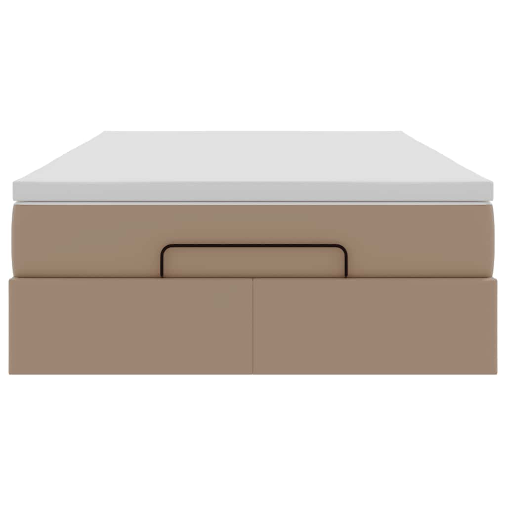 Struttura Letto Pouf con Materasso 120x200 cm Similpelle