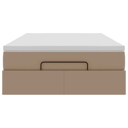 Struttura Letto Pouf con Materasso 120x200 cm Similpelle