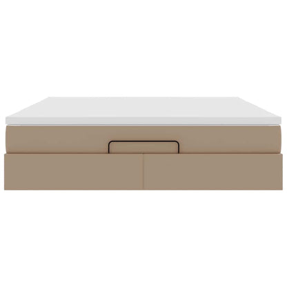 Struttura Letto Pouf con Materasso 160x200 cm Similpelle