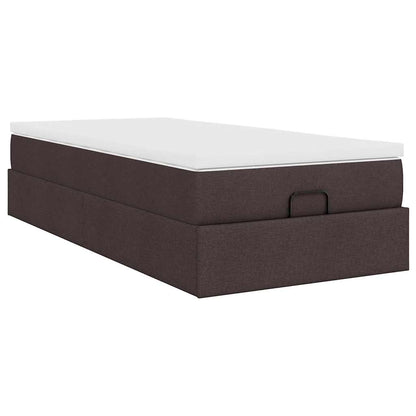 Struttura Letto Pouf con Materasso 80x200 cm in Tessuto
