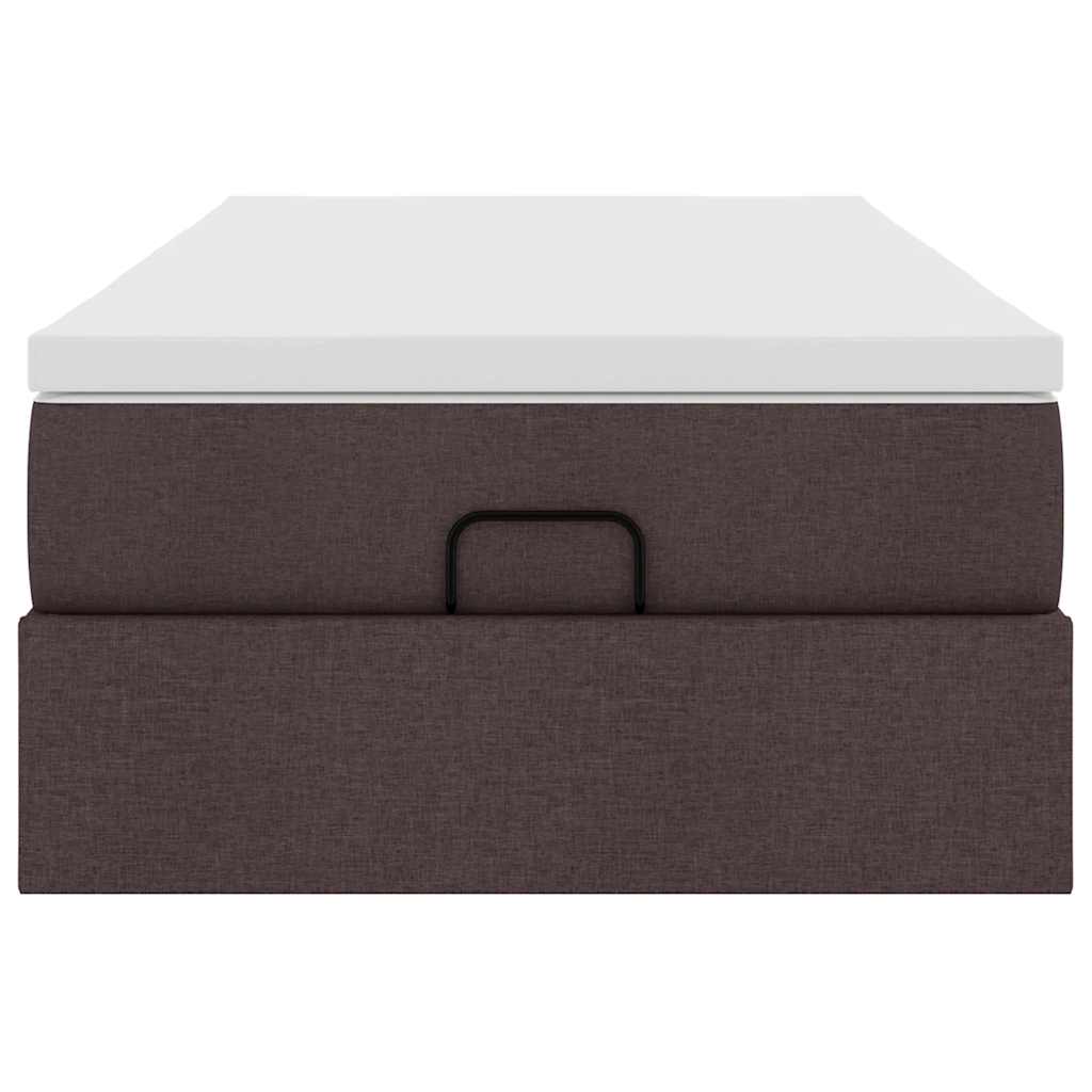 Struttura Letto Pouf con Materasso 90x190 cm in Tessuto