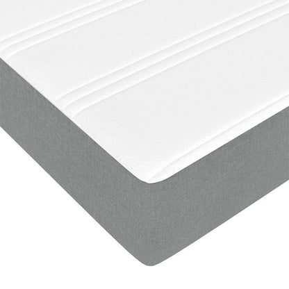 Struttura Letto Pouf con Materasso 120x190 cm in Tessuto