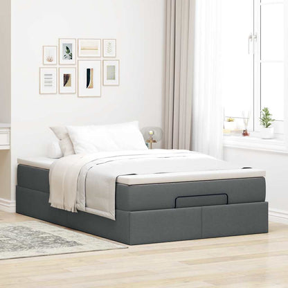 Struttura Letto Pouf con Materasso 80x200 cm in Tessuto | homemem39
