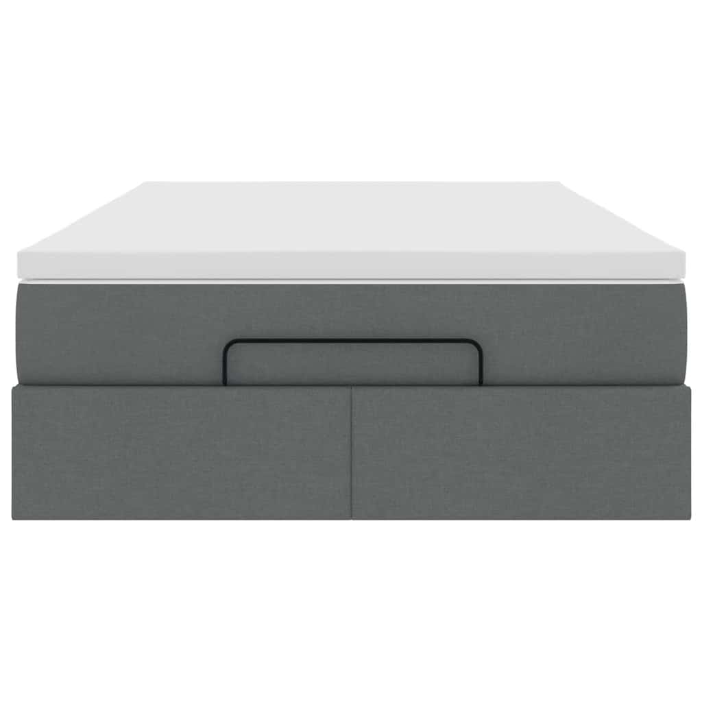 Struttura Letto Pouf con Materasso 80x200 cm in Tessuto | homemem39