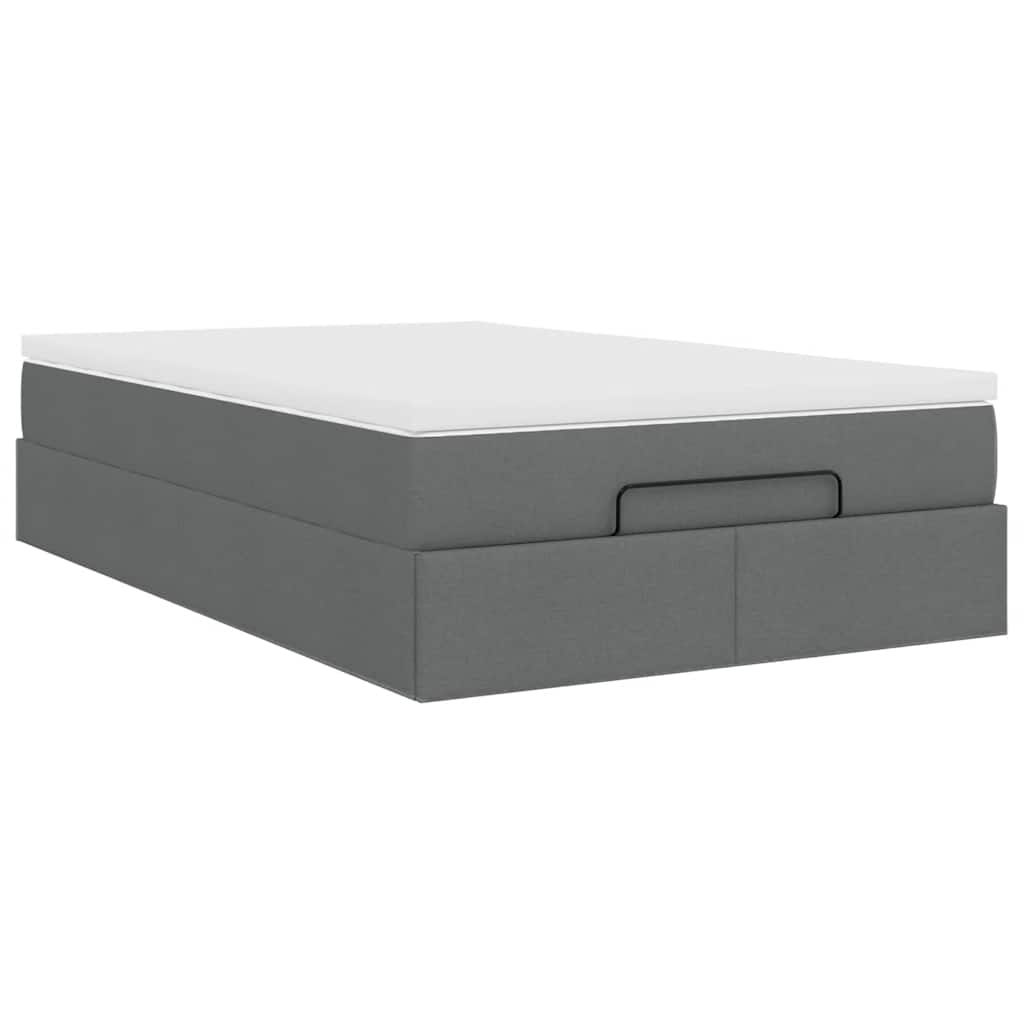 Struttura Letto Pouf con Materasso 80x200 cm in Tessuto | homemem39
