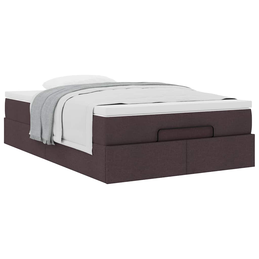 Struttura Letto Pouf con Materasso 80x200 cm in Tessuto | homemem39