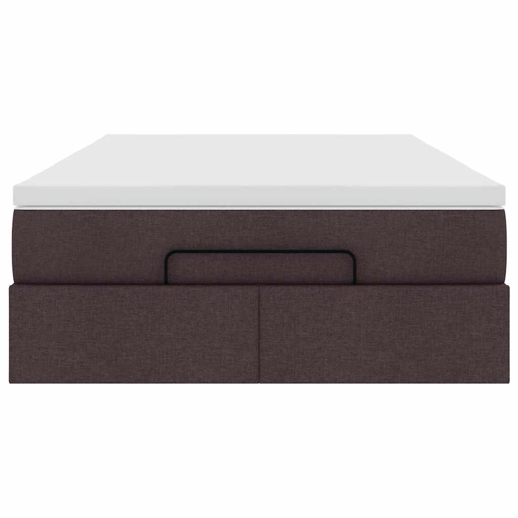 Struttura Letto Pouf con Materasso 80x200 cm in Tessuto | homemem39