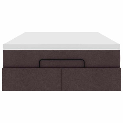 Struttura Letto Pouf con Materasso 80x200 cm in Tessuto | homemem39