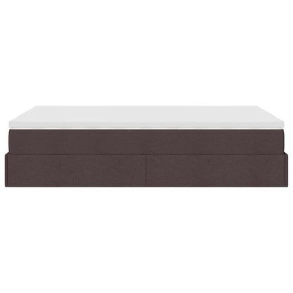 Struttura Letto Pouf con Materasso 80x200 cm in Tessuto | homemem39