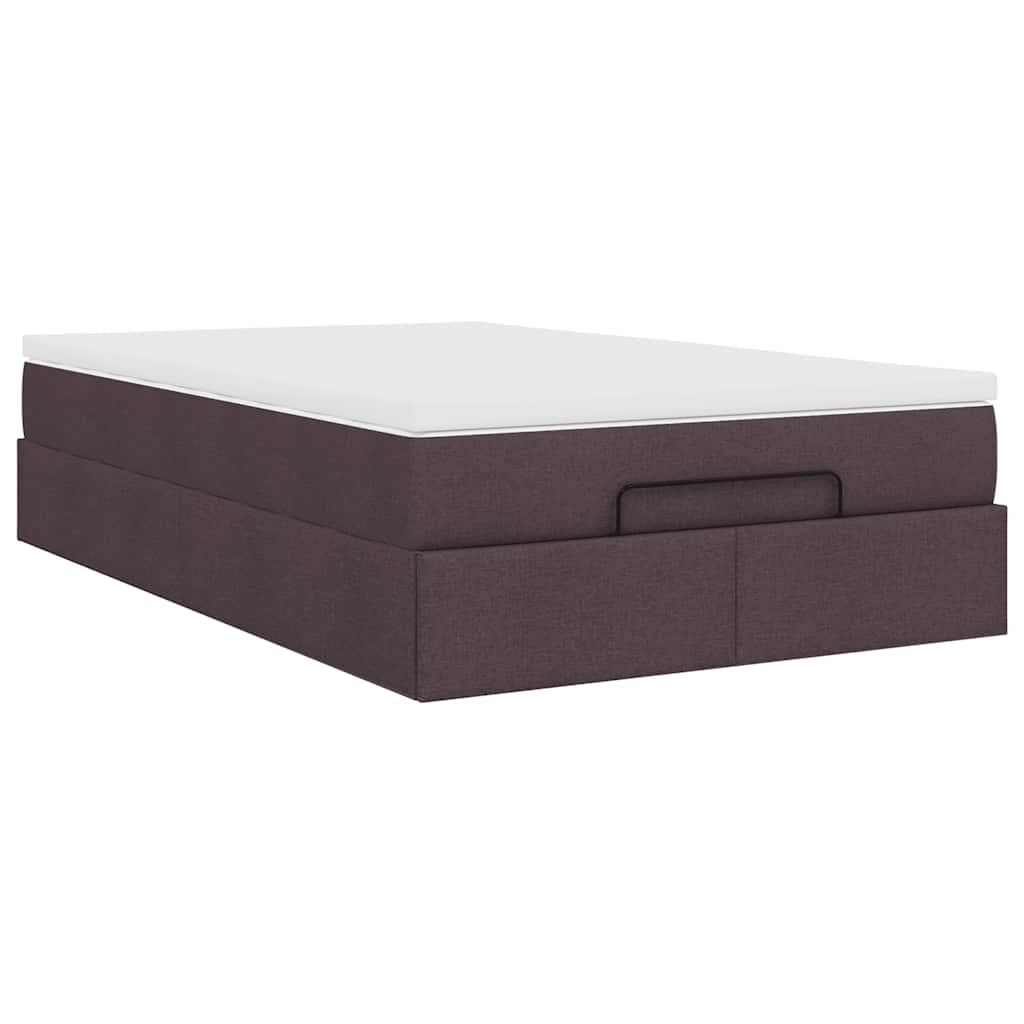 Struttura Letto Pouf con Materasso 80x200 cm in Tessuto | homemem39