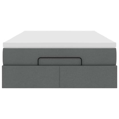 Struttura Letto Pouf con Materasso 120x200 cm in Tessuto - homemem39