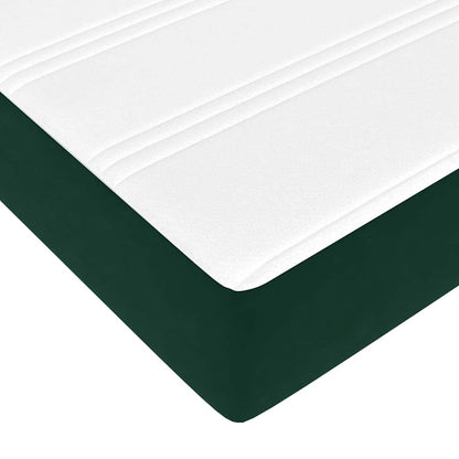Struttura Letto Pouf con Materasso 120x200 cm Velluto