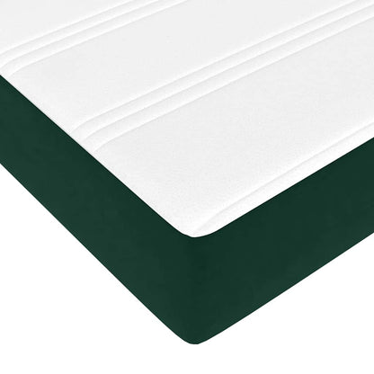 Struttura Letto Pouf con Materassi 200x200 cm Velluto