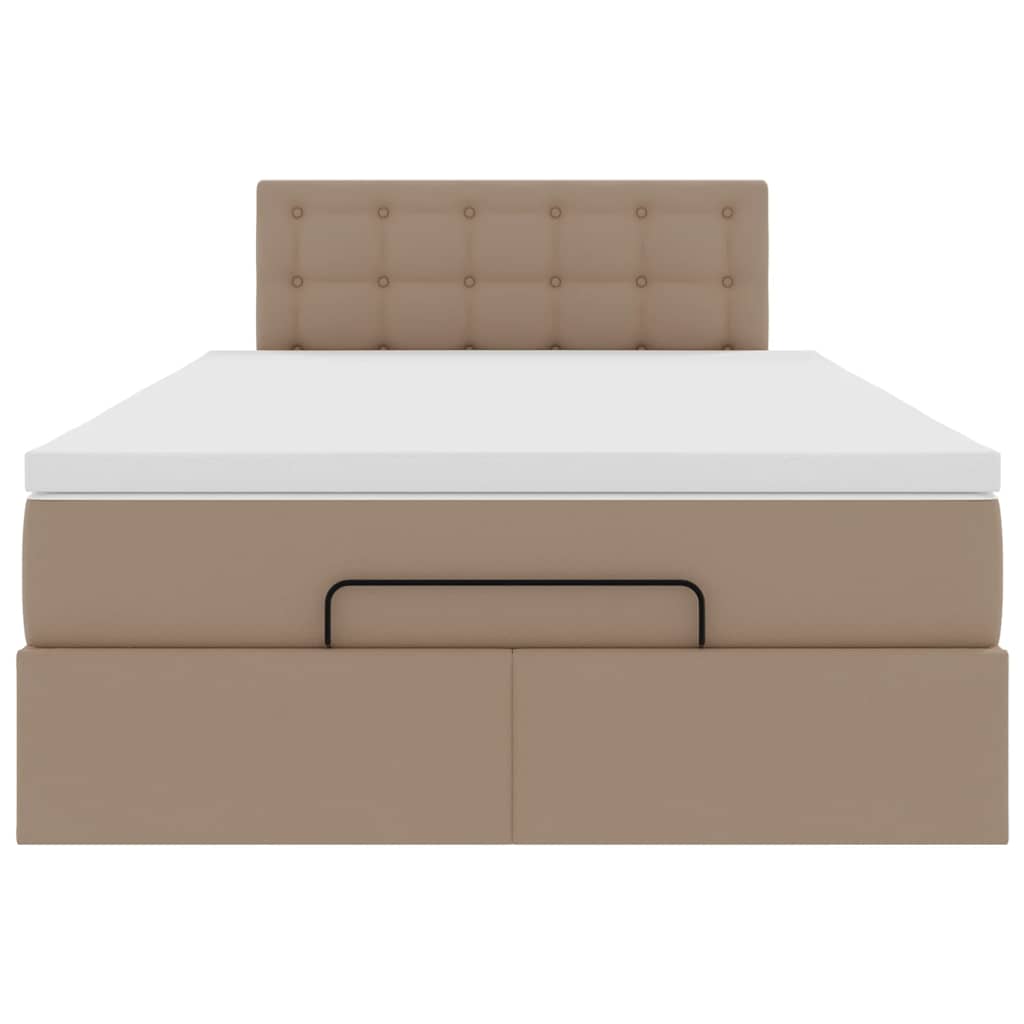 Struttura Letto Pouf con Materasso 120x190 cm Similpelle | homemem39