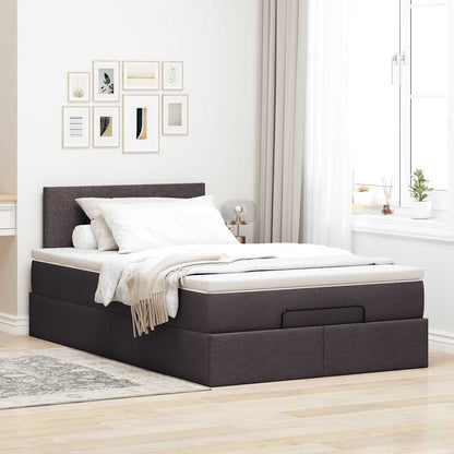 Struttura Letto Pouf con Materasso 80x200 cm in Tessuto | homemem39