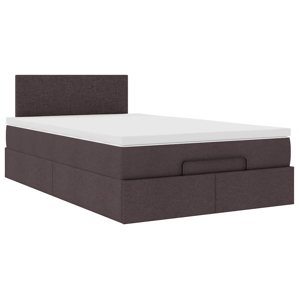 Struttura Letto Pouf con Materasso 80x200 cm in Tessuto | homemem39