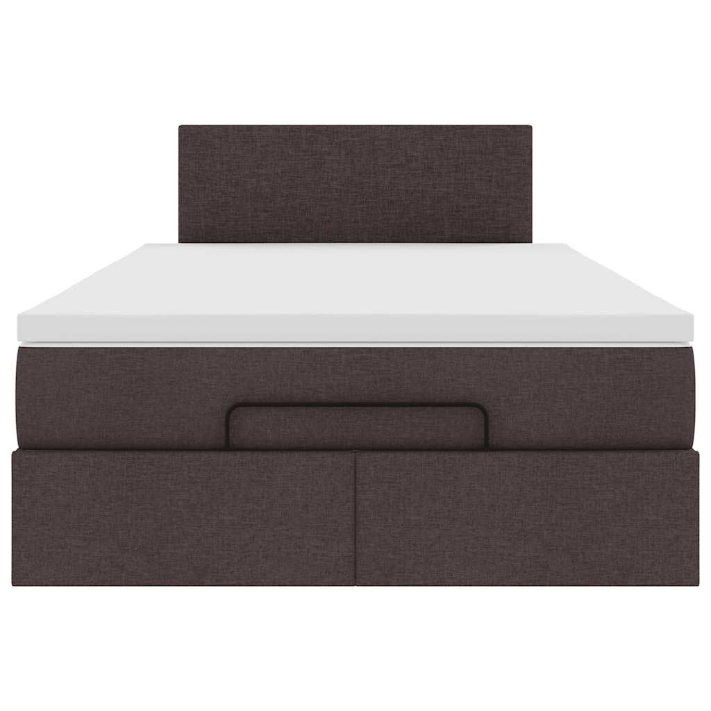 Struttura Letto Pouf con Materasso 80x200 cm in Tessuto | homemem39