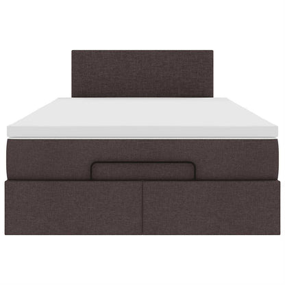 Struttura Letto Pouf con Materasso 80x200 cm in Tessuto | homemem39